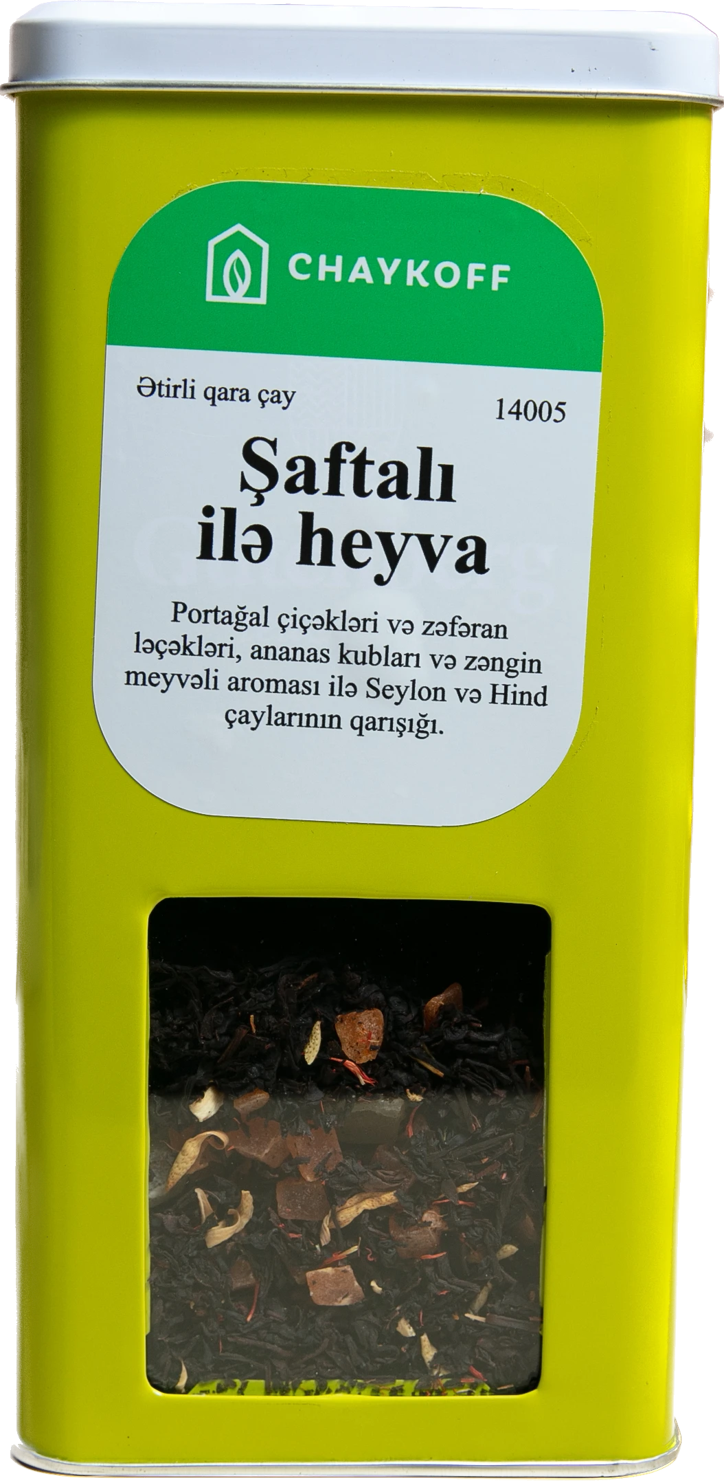 Şaftali İlə Heyva Ətirli Qara Çay (250 qr)